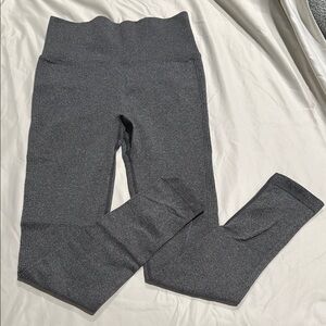 Gray High-Waisted Butt Lifting Leggings